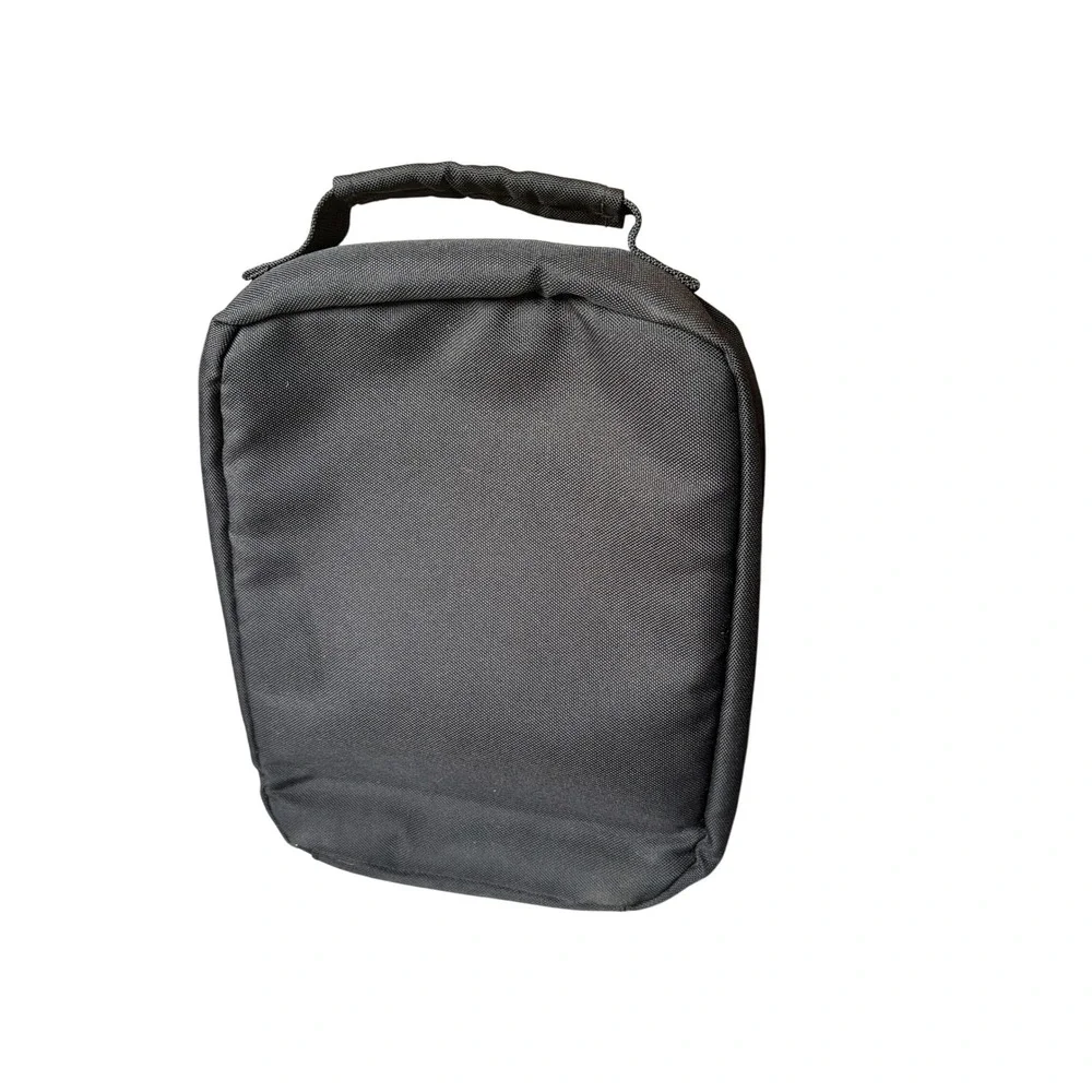Hurley Pizza Print Insulated Lunch Bag Black Red Pepperoni‎ Graphic Snack Tote